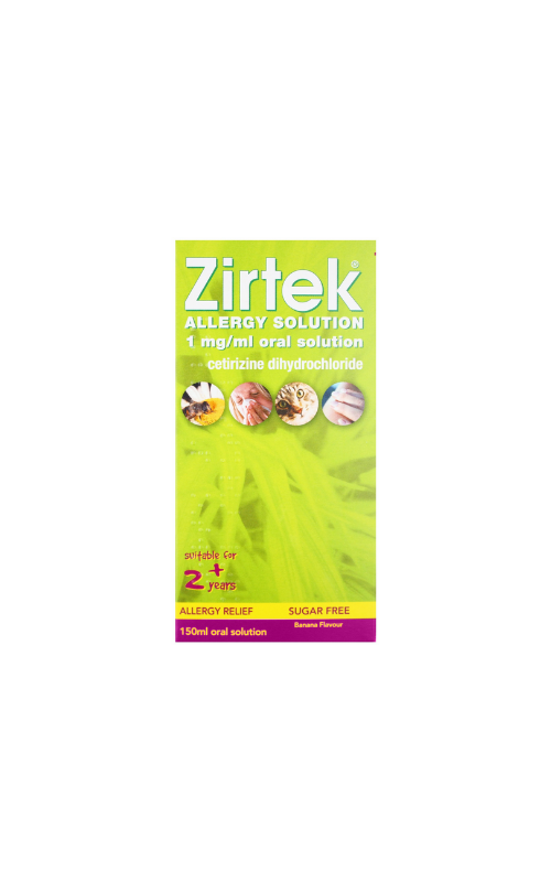 Zirtek Allergy Solution 150ml